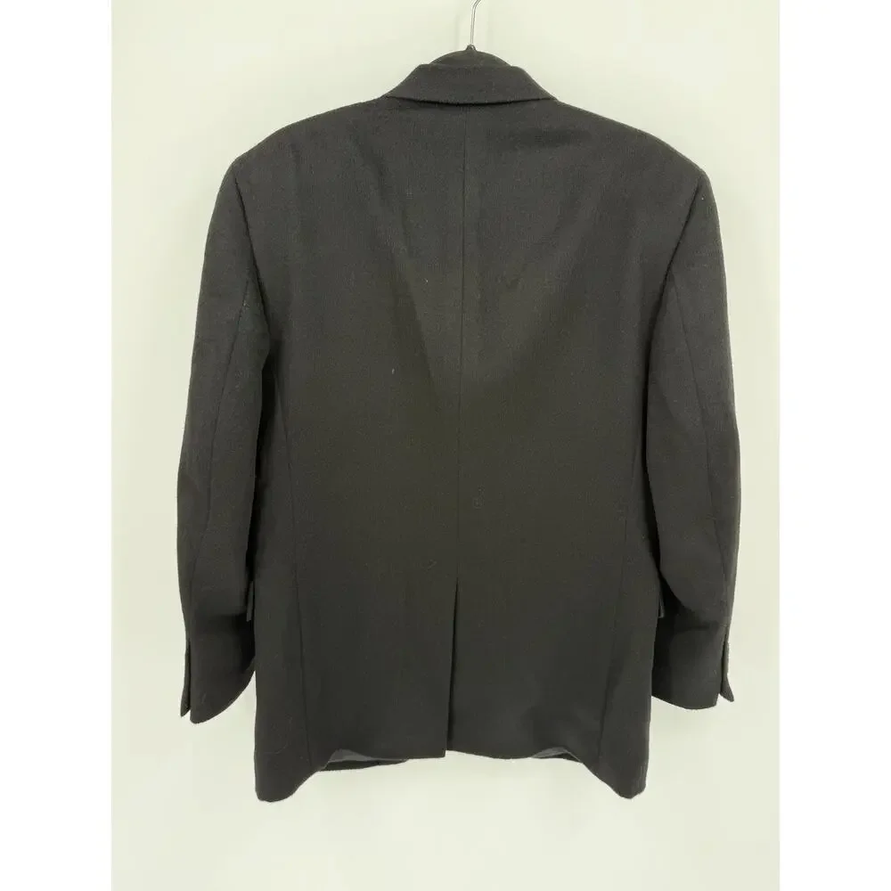 Jos. A. Bank Men Black 100% Camel Hair Sport Coat Blazer 40R Career Academia